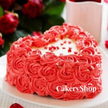 Affectionate Heart Cake