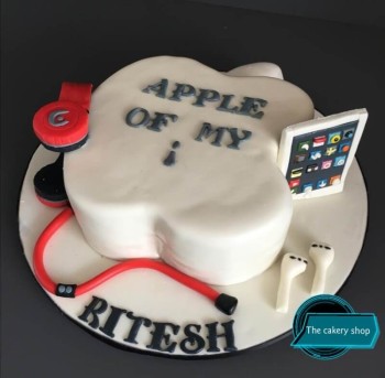 Apple Logo Cake