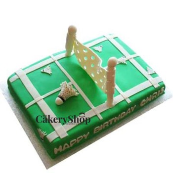 Badminton Fondant cake