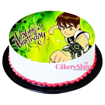 Ben Ten Photo Cake Pineapple