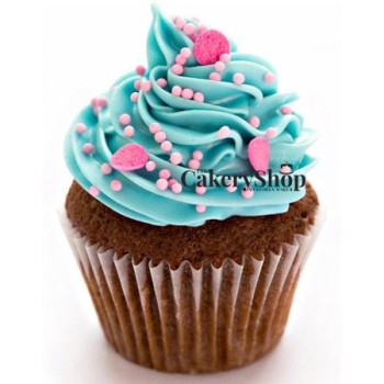 Blue Beauty Cupcakes
