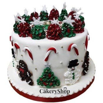 Christmas Theme Cake