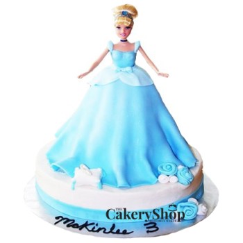 Cinderella Doll Cake