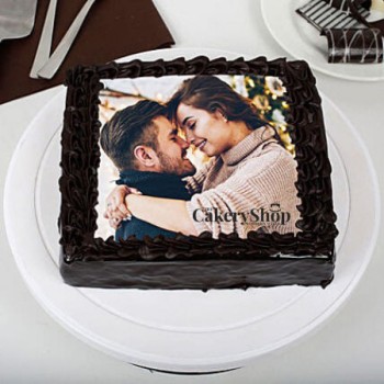 Express Emotions Truffle Photo Cake