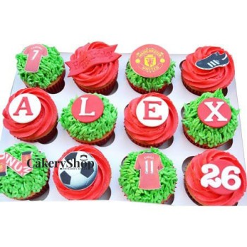 Football Freak Cupcakes