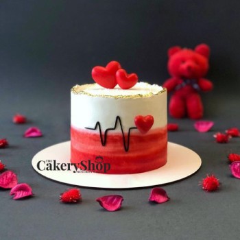 Heart Beat Cake