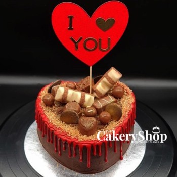 I Love U Cake