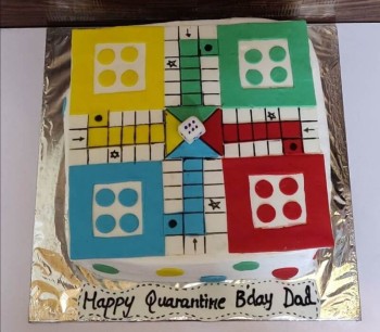 Ludo Theme Cake