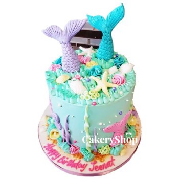 Mermaid Birthday Cake