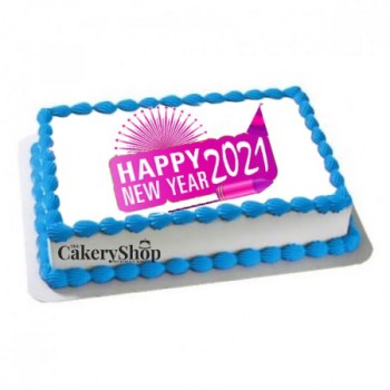 New Year Light Cake