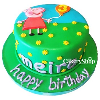 Peppa Fondant Cake