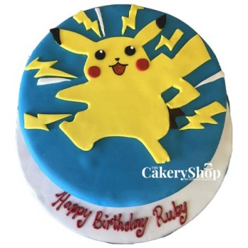 Pikachu Pokemon Fondant Cake