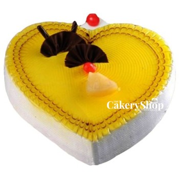 Pineapple Heart Cake