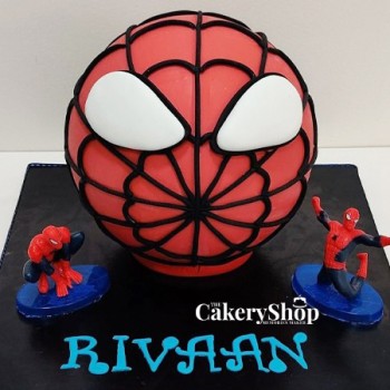 Spiderman Pinata Cake