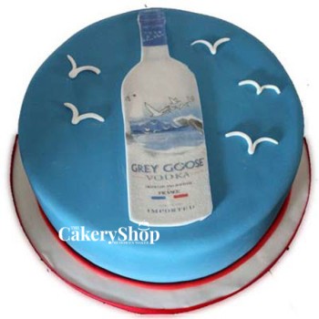 Vodka Bursting Cake